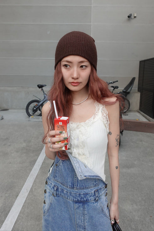 レースタンクトップ